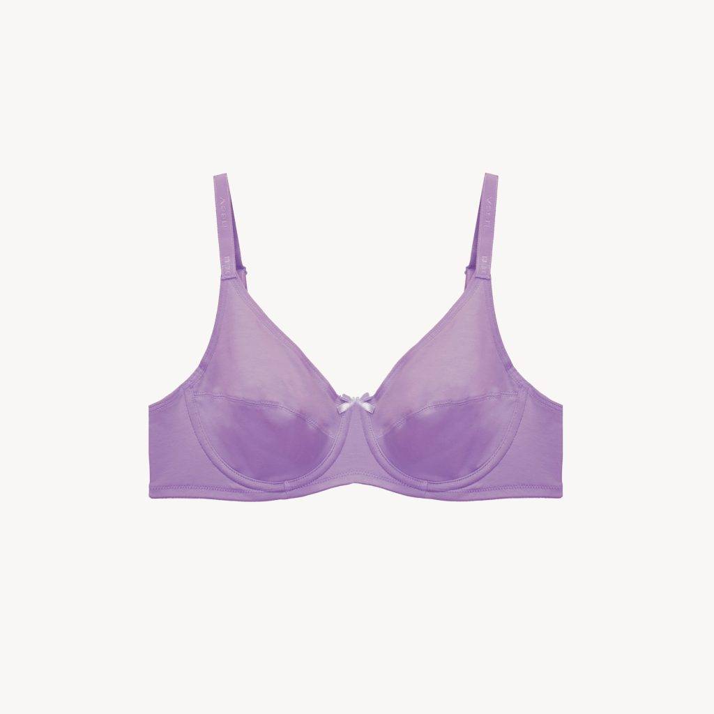سوتین فنردار نخی مدل 406 Lavender