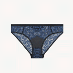 شورت دانتل و حریر Peony blue