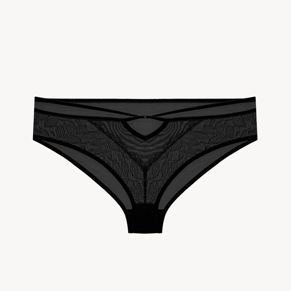 شورت دانتل و حریر Lilian black
