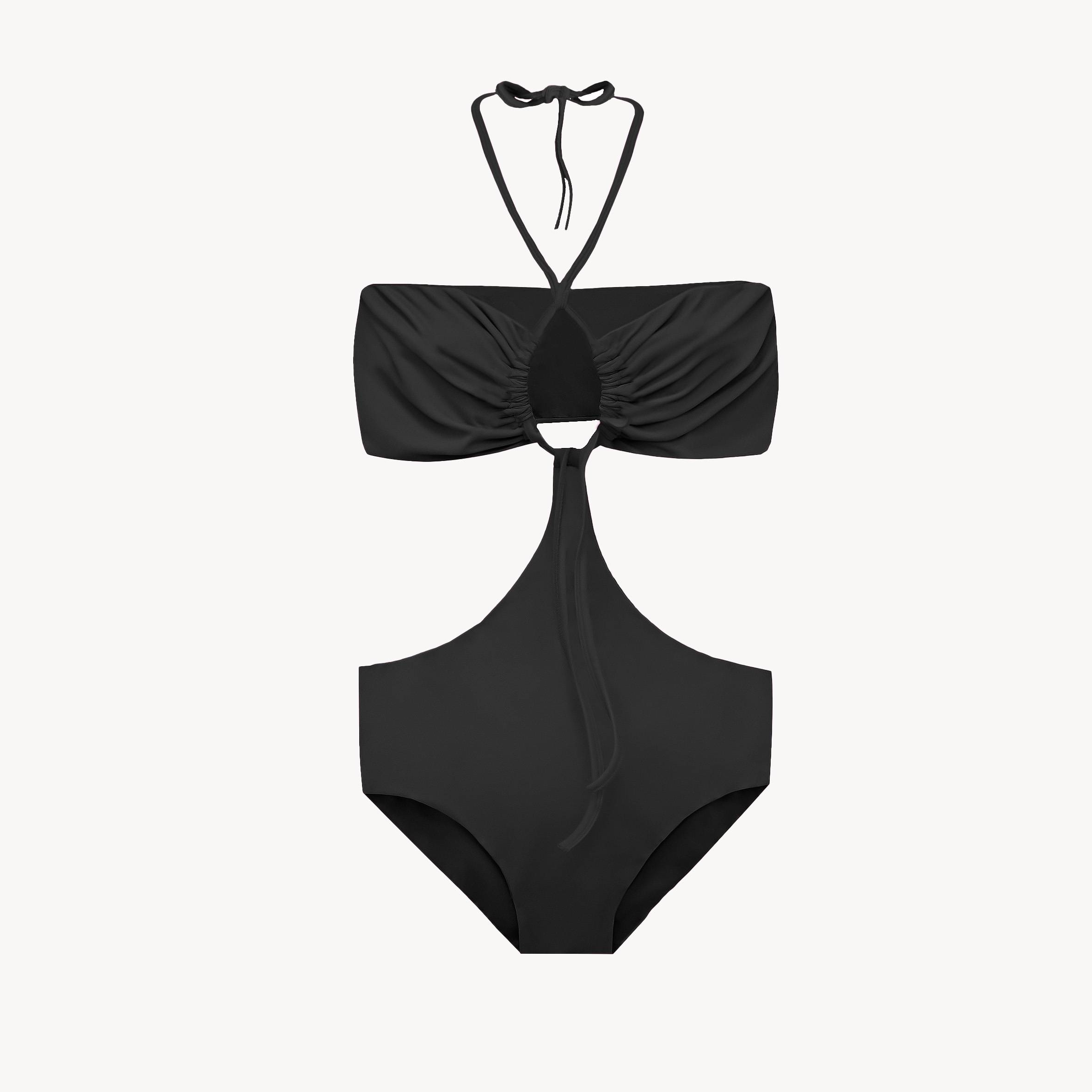 مایو یک تیکه مدل Lolita black