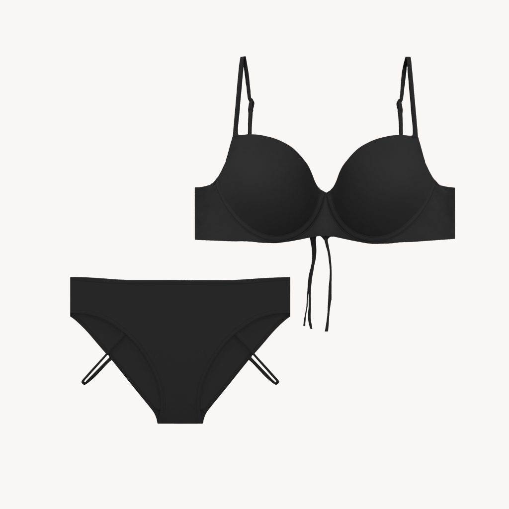 بیکینی پوش آپ مدل Naya black set