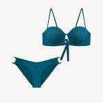 بیکینی کاپدار مدل Tan shiny set