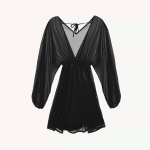 رومایویی حریر مدل Elba black back