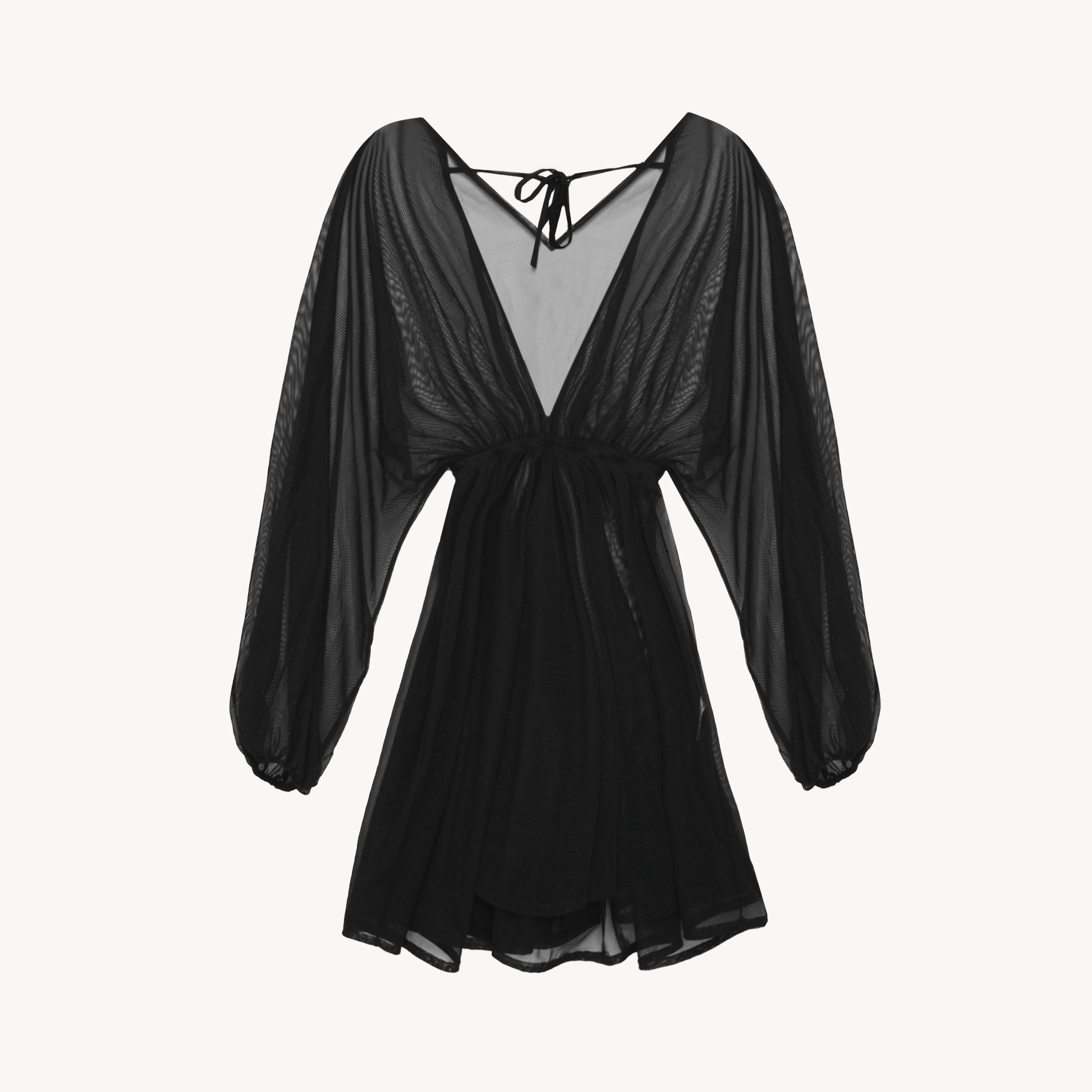 رومایویی حریر مدل Elba black back رومایویی حریر مدل Elba black back