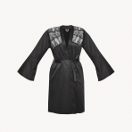 روبدوشامبر ساتن مدل Diba black