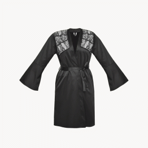 روبدوشامبر ساتن مدل Diba black