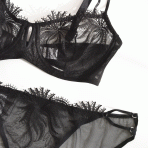سوتین فنردار مدل Paris black detail1