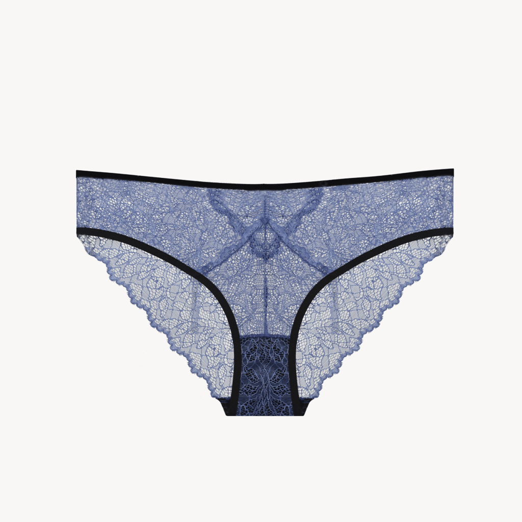 شورت دانتل و حریر مدل Nelarose blue