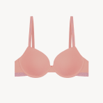 سوتین کاپدار نخی و دانتل Milan rose tan