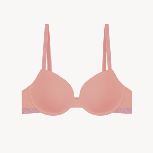 سوتین کاپدار نخی و دانتل Milan rose tan