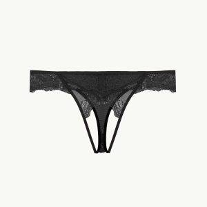 شورت لامبادا بکلس فاق باز مدل 879 Black