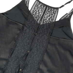 لباس خواب ساتن و دانتل Tyra detail 2