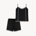 تاپ و شلوارک مدل Lydia black set