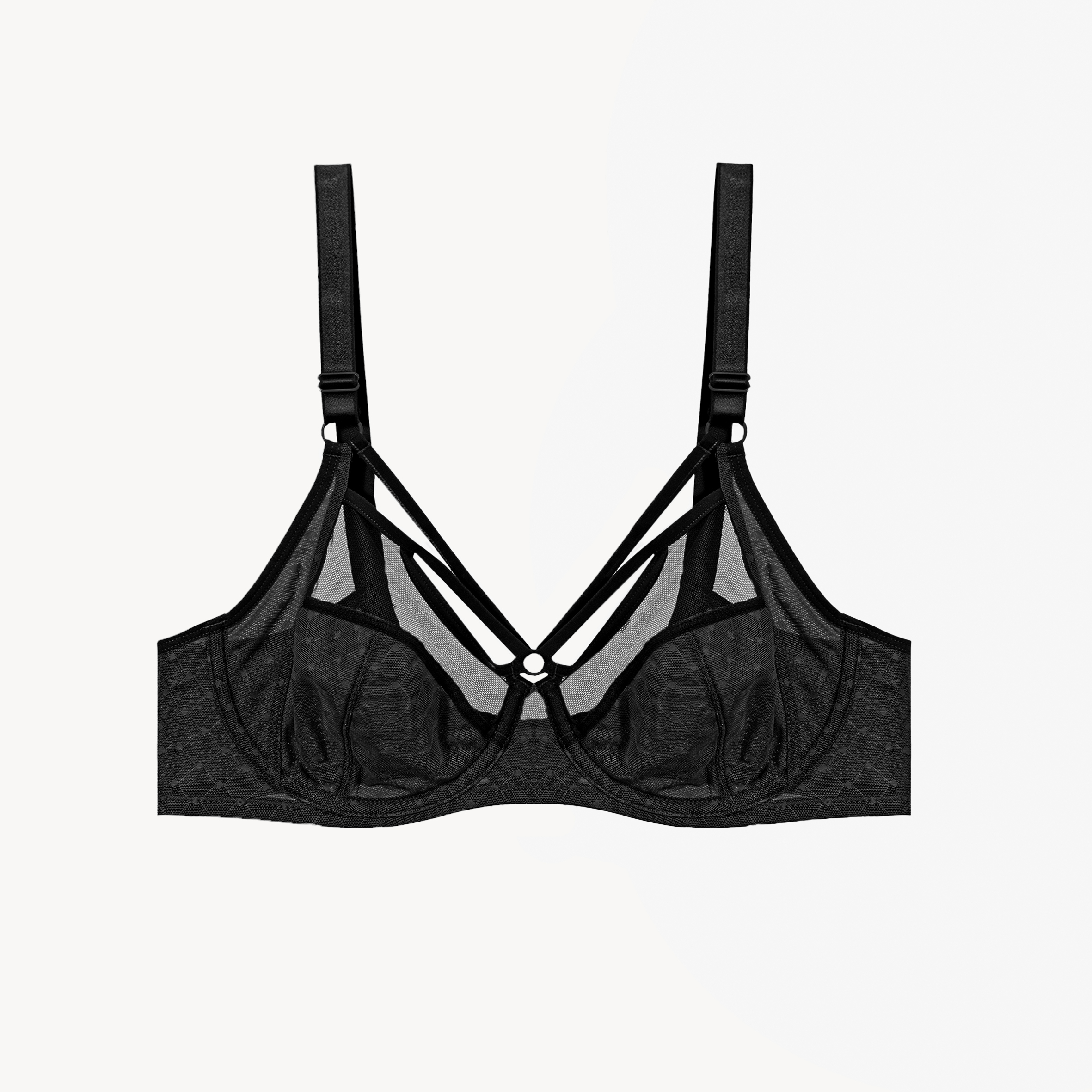 سوتین مینی مایزر فنردار مدل 705 black new