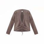 بلوز نخی مدل Shimmer mink back