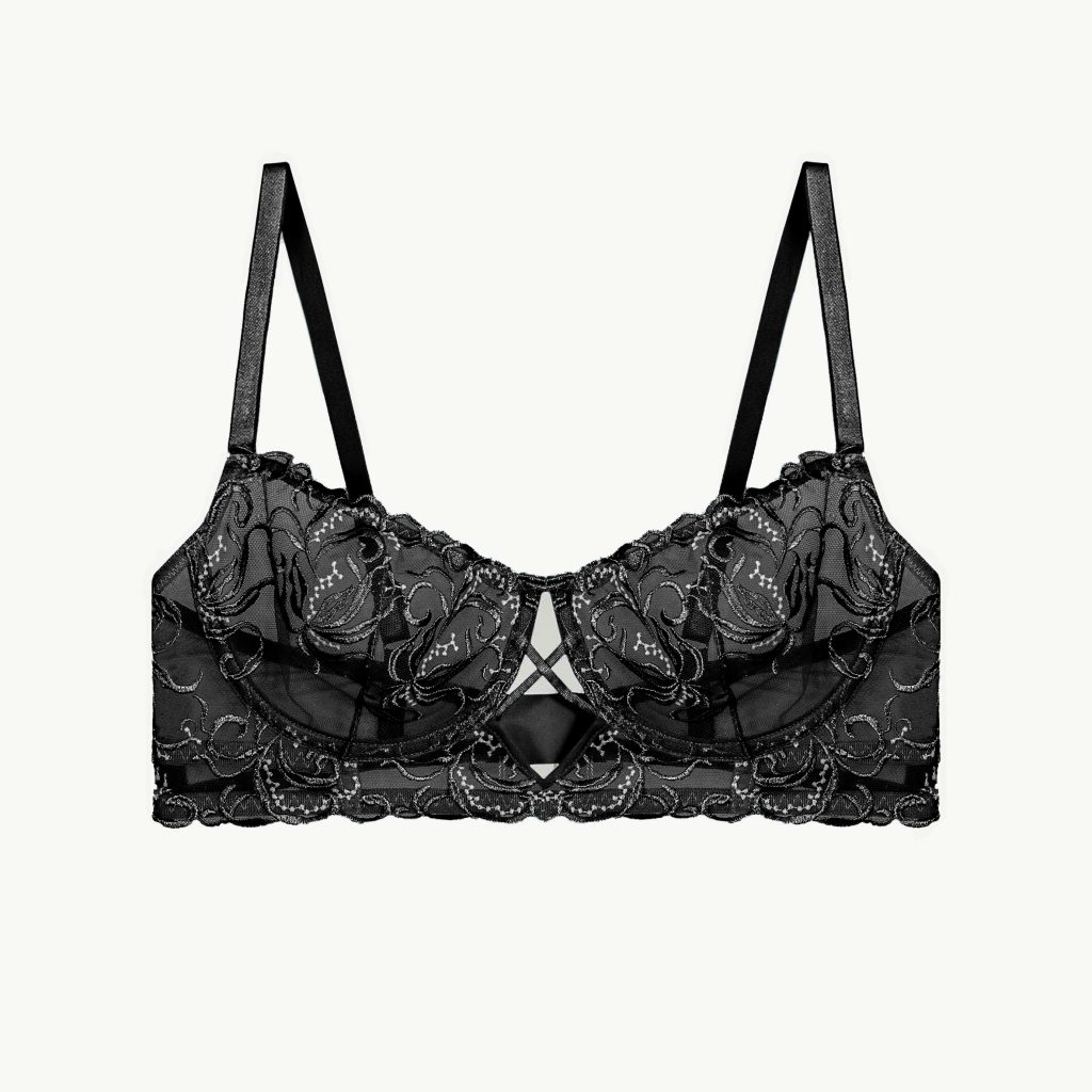 سوتین فنردار مدل Elin black