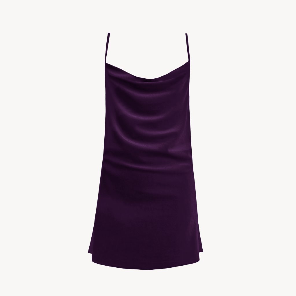 پیراهن خواب مخمل مدل Oril midnight berry